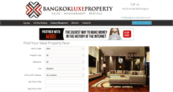 Desktop Screenshot of bangkokluxeproperty.com